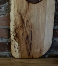 Load image into Gallery viewer, #100 Live Edge Hickory Charcuterie Board w/Handle
