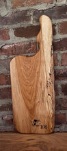 Load image into Gallery viewer, #106 Spalted Live Edge Hickory Charcuterie Board w/Handle
