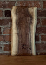 Load image into Gallery viewer, #108 Live Edge Walnut Charcuterie Board

