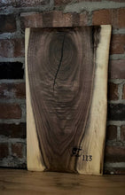 Load image into Gallery viewer, #113 Live Edge Walnut Charcuterie Board
