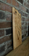 Load image into Gallery viewer, #125 Live Edge Figured Maple Charcuterie Board

