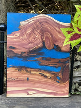 Load image into Gallery viewer, #69 Blue Epoxy with Cedar

