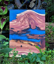 Load image into Gallery viewer, #69 Blue Epoxy with Cedar
